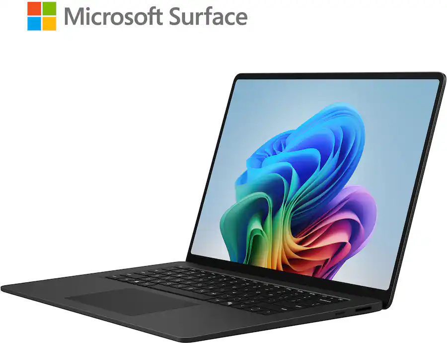Microsoft - Surface Laptop - 15" 3K Touchscreen - Snapdragon X2 Elite (12 Core) 2026 - 16GB - 512GB Storage - Black
